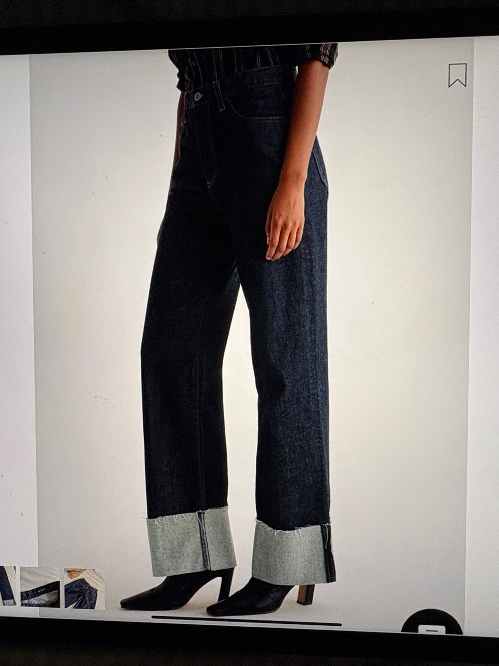 AG Kora High Rise Wide Leg Jeans 27